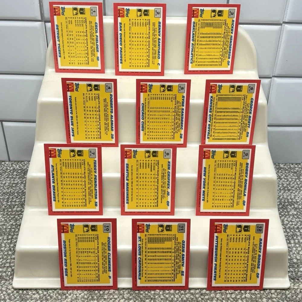 1992 Topps McDonalds Baseball Best Complete Set Of 44‎ Cards Griffey Jr And More